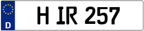 Truck License Plate